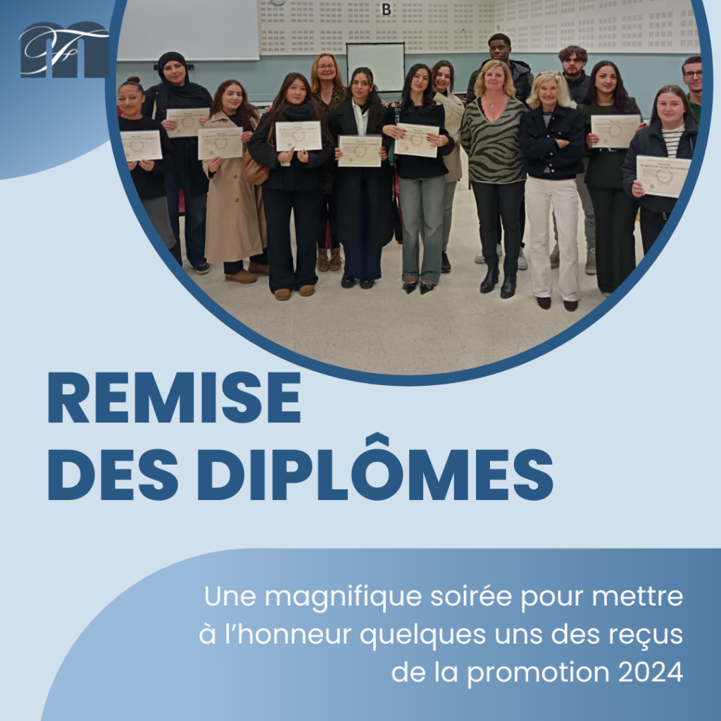 Remise des diplômes BTS NDRC lycée François Mauriac de Bordeaux